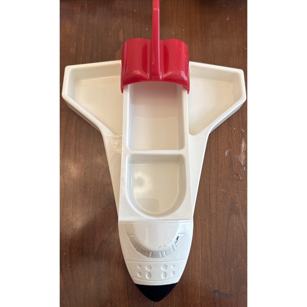 RARE Vintage NASA Space Shuttle Dish PECOWARE Kids‎ Divided Food Tray Melamine